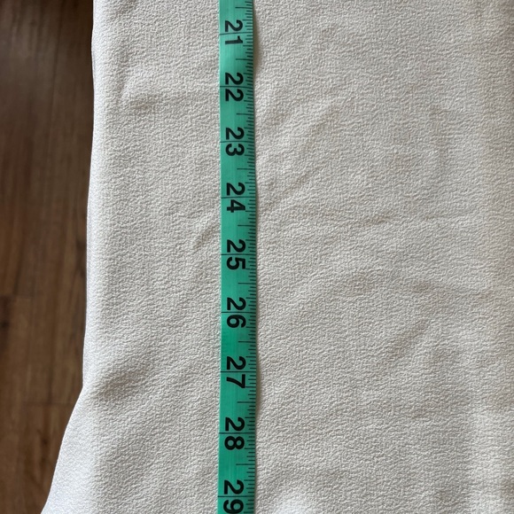 American Apparel Ivory Stretch Crepe Dress - Picture 3 of 8